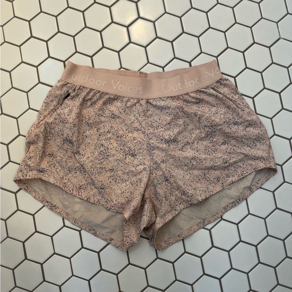 Outdoor Voices Pink Relay Shorts